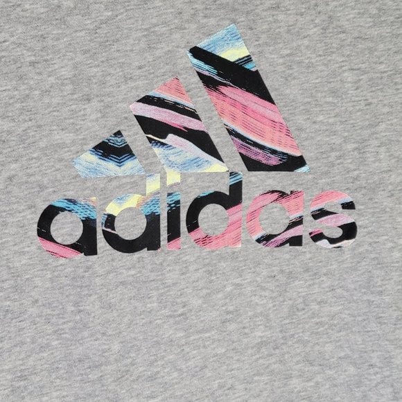 Womans Size Medium Adidas Gray Sweatshirt - Picture 2 of 4